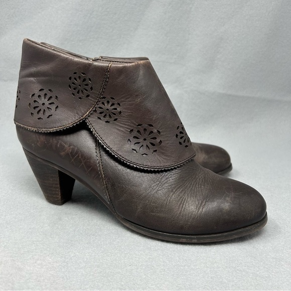 L’Artiste by Spring Step Womens Brown Soft Leather Ankle Boots Sz US 6.5-7/EU 37 - Picture 2 of 13